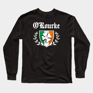 O'Rourke Shamrock Crest Long Sleeve T-Shirt